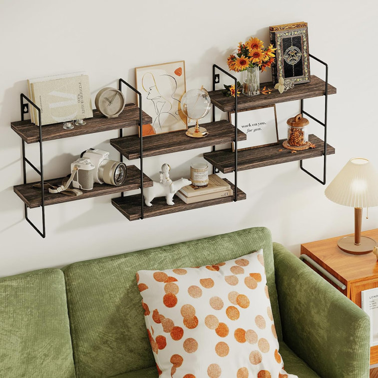 Latitude Run Nymir Piece Tiered Shelf Wayfair Canada